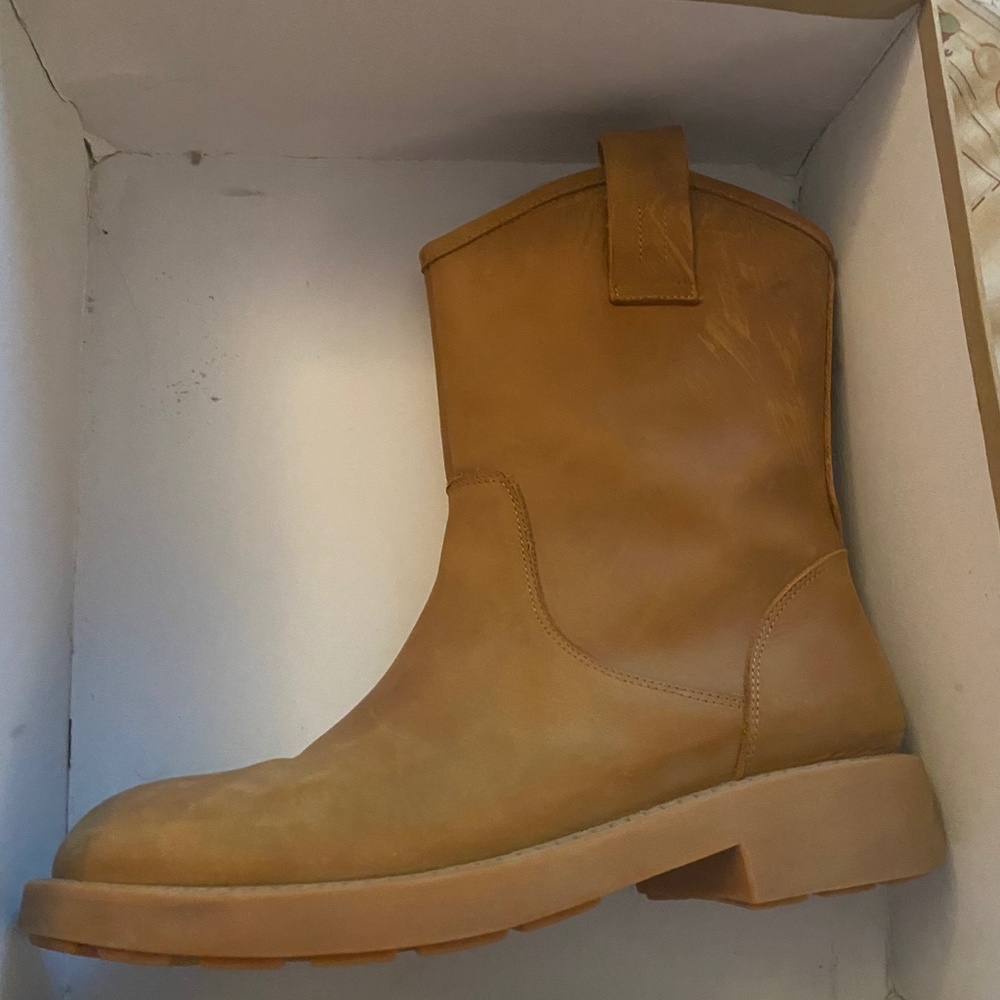 Dwarves (Coffee) Western Cowboy Boots Handmade Top Cowhide